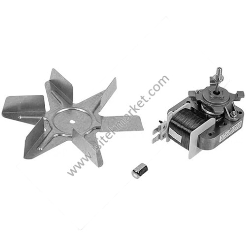 WHİRLPOOL 481010781691 FIRIN SİRKÜLASYON FAN MOTORU + BIÇAK