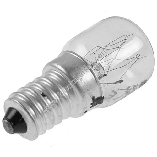 WHİRLPOOL 484000000984 15W 220V E14 300°C İLE UYUMLU FIRIN AMPULÜ