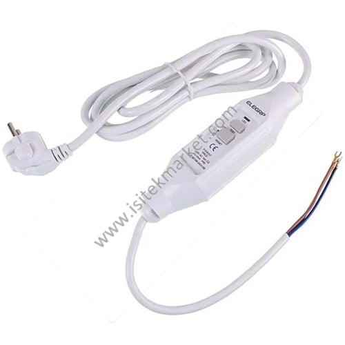 ŞEBEKE KABLOSU RCD'Lİ SU ISITICI İÇİN 563510100 (10MA) 230V 16A L=2500MM