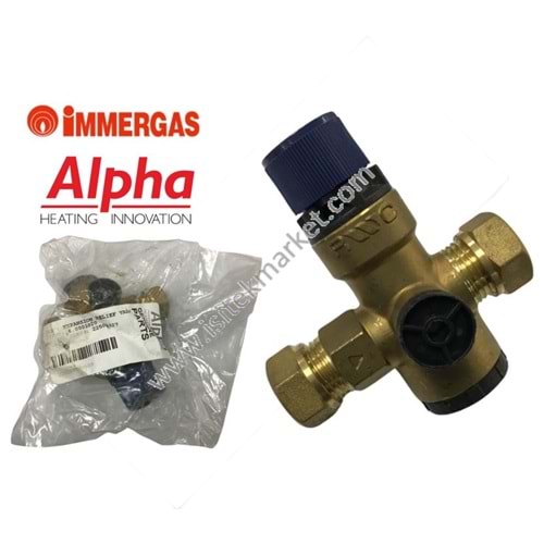 6 BAR EMNİYET VENTİLİ CALEFFI IMG ALPHA 6.0001020
