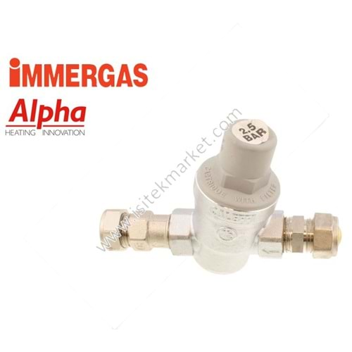 2,5 BAR BASINÇ DÜŞÜRME VENTİLİ CALEFFI IMMERGAS ALPHA 6.0001041