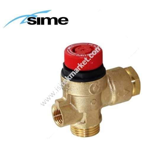 3 BAR EMNİYET VENTİLİ CALEFFI SIME 6042201 FORMAT 36/60 SIME MURELLE