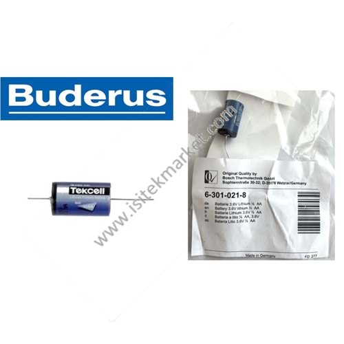 LİTYUM PİL BUDR 63010218 M071 3,6V 1/2 AA