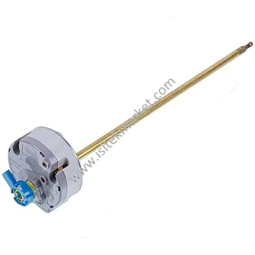 SU ISITICI TERMOSTATI ARISTON 65115013 THERMOWATT TBS 16A 250V, ÇUBUK L=220MM, F.78/S82°C LAMBA ÇIKIŞLARI