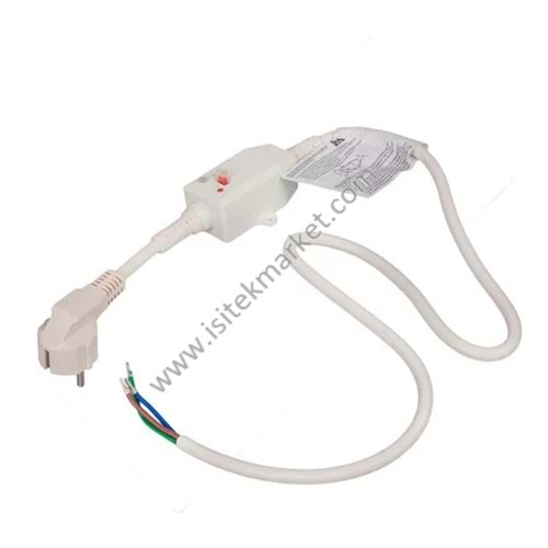 ŞEBEKE KABLOSU RCD'Lİ (15 MA) 230 V 16 A L=1500 MM ARISTON 65152911 KAZAN KAZANI İÇİN