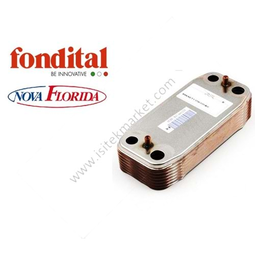 PLAKALI EŞANJÖR 14PL 148mm - FONDITAL 6SCAMPIA01