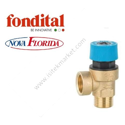 7 BAR EMNİYET VENTİLİ FONDITAL NOVA FLORIDA 6VALSIBA08