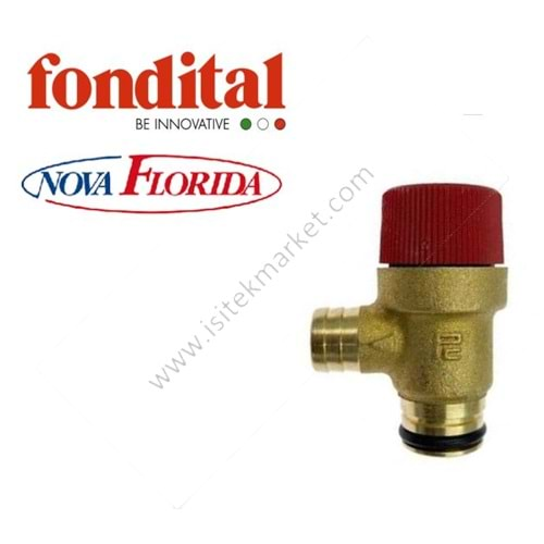 3 BAR EMNİYET VENTİLİ FONDITAL NOVA FLORIDA 6VALSIBA09