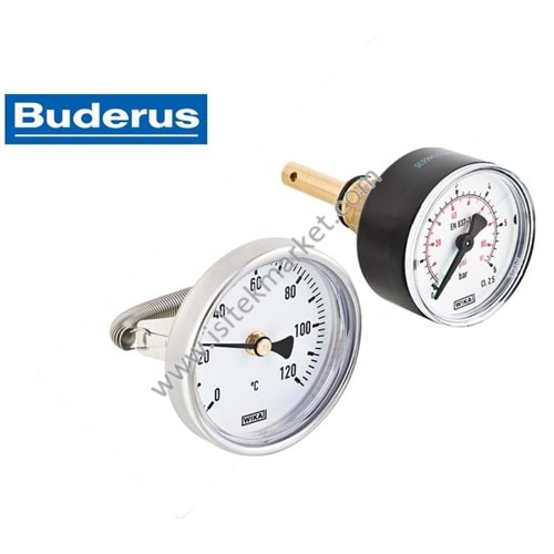 TERMO MANOMETRE BSC WORCESTER JUNKERS BUDR 7100148 U104W, U11x/12x