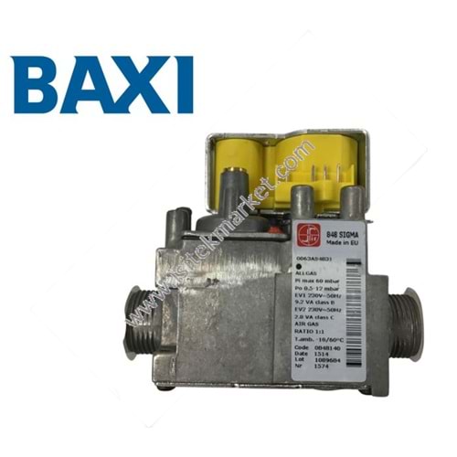GAZ VALFİ SIT 848 BX 720301001 - 0.848.140 MAIN POTTERTON