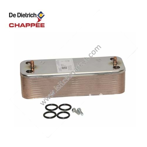 PLAKALI EŞANJÖR DE DIETRICH CHAPPEE 7672689 ITM2072006 20PL 166mm