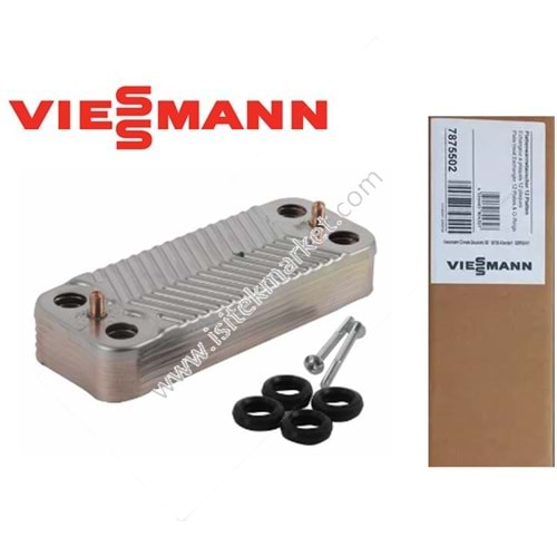 PLAKALI EŞANJÖR SWEP 12PL 154mm VIESSMANN 7875502 VITOPEND WH1D VITODENS WB1B WB1C