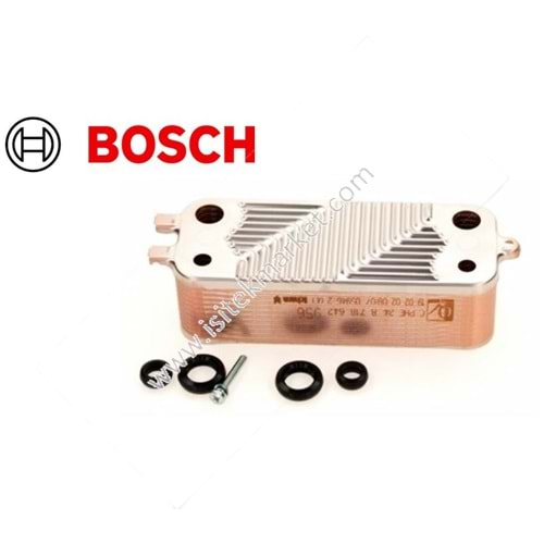 PLAKALI EŞANJÖR SWEP 24 PL BOSCH BUDERUS JUNKERS 87186402310 CERAPUR HM ZWB, CONDENS 7000i W