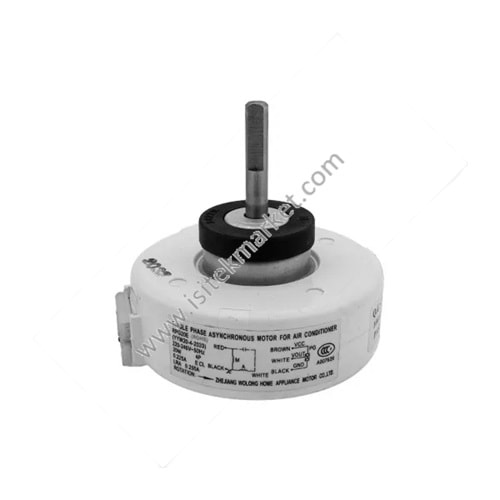 KLİMA İÇ ÜNİTE MOTORU BEKO 9196030170 RPG20E 20W 240V 0.225A, MİL 40X8MM (SAAT YÖNÜNÜN TERSİNE)