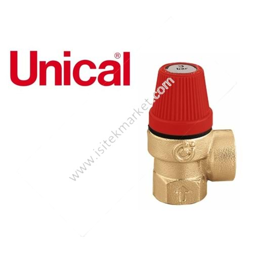 3 BAR EMNİYET VENTİLİ CALEFFI 211 UNICAL 95000099