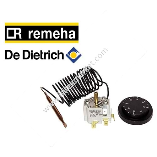 THERMOSTAT BAXI DE DIETRICH REMEHA 95365574 30-90 C