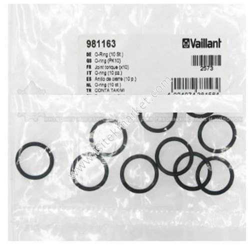 VAILLANT 981163 ORING SETİ 19X5X2 10 ADET