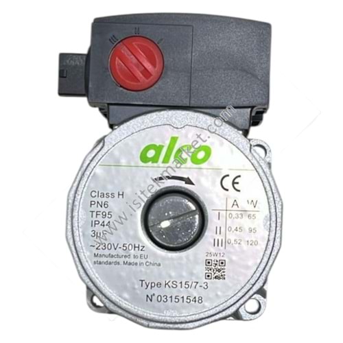 POMPA MOTORU ALCO WILO MUADİLİ KS 15/7 -3 120 WATT -