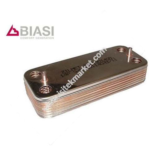 PLAKALI EŞANJÖR ZİLMET 17B1901426 14 PLK -148mm-BIASI BI1001101