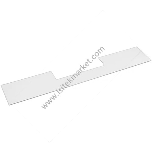 SEBZE ÇEKMECESİNİN ÜSTÜNDEKİ RAF WHİRLPOOL C00523381 (CAM) 610X108MM