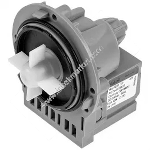 ÇAMAŞIR MAKİNESİ İÇİN POMPA -TAHLİYE POMPASI- C00526201 RS0623 ASKOLL 40 W M231 -ARKA TARAFTA AYRI KONTAKLAR; 3 ADET KENDİ KENDİNE AÇILAN VİDA İÇİN-