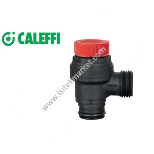 3 BAR EMNİYET VENTİLİ CALEFFİ C312004 KLİPS GEÇME x 1/2” M