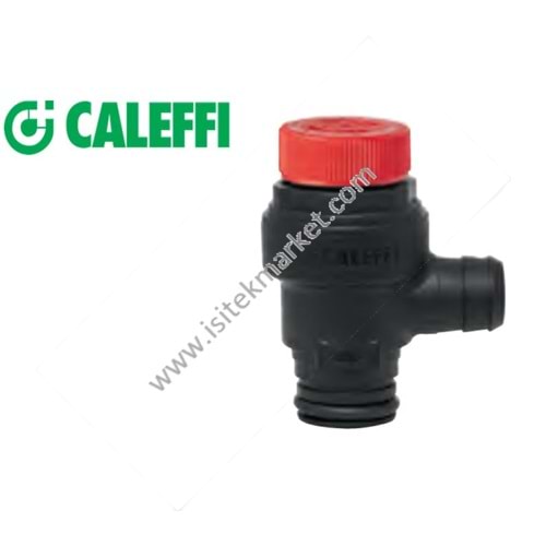 3 BAR EMNİYET VENTİLİ CALEFFİ C312023 KLİPS GEÇME x Ø 18 HORTUM BAĞLANTISI