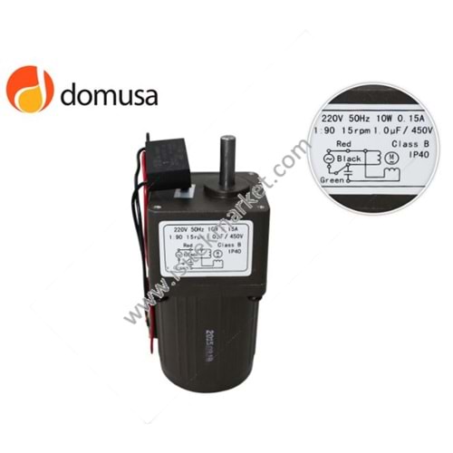 DOMUSA MOTOR CFOV000127 1/90 15 RPM 10W