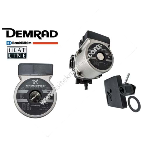 POMPA GRUNDFOS 15-65 - 120W DEMIRDOKUM DEMRAD HEATLINE D003201336