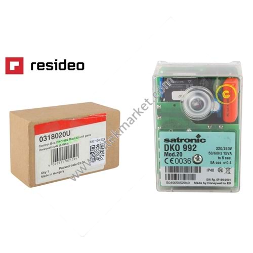 BRÜLÖR OTOMATİĞİ SATRONIC HONEYWELL DKO992 MOD 20 0318020U