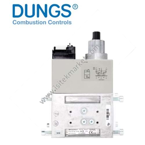 İKİZ SOLENOID VALF DUNGS DMV-DLE 512/11 500 MBAR 220-240V