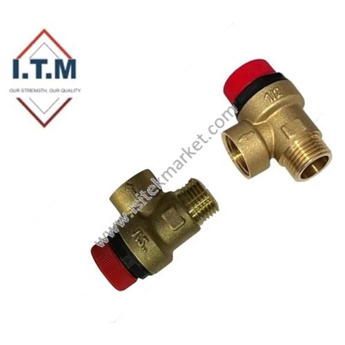 3 BAR EMNİYET VENTİLİ UYUMLU PARÇA YERLİ DIŞ DİŞLİ BIASI BI1001112