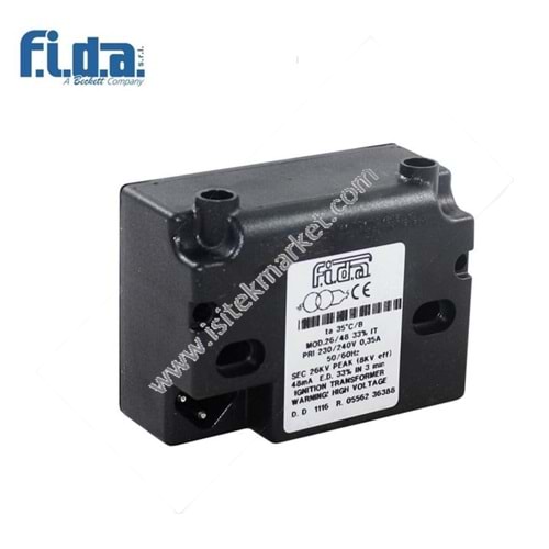 ATEŞLEME TRAFOSU FIDA 26/48 IT %33 230V - EPTB31 - ELE
