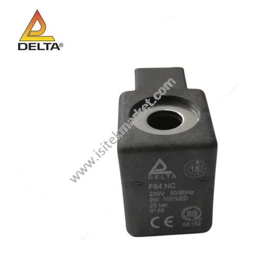 SELONOID BOBİN DELTA F84 NC 230 V 50-60 HZ 9 WATT