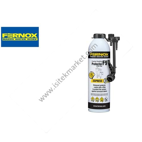 FERNOX MERKEZİ SİSTEM TESİSAT KORUYUCU SIVI + FİTRE AÇIÇI F9 400 ML 62310