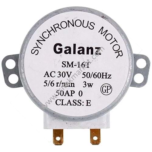GALANZ MİKRODALGA Motor SM-16T 3W