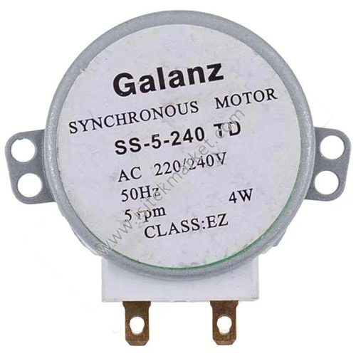 GALANZ SS-5-240-TD MİKRODALGA Motor 4W 220V