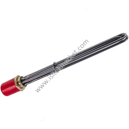 ELEKTRİKLİ KOMBİ REZİSTANSLARI BLOĞU 12KW 220-380V L=435MM SOMUN 1 1-2 KOOLWEN