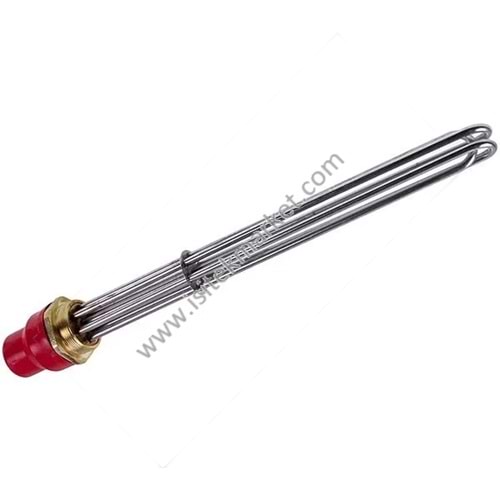 ELEKTRİKLİ KOMBİ REZİSTANSLARI BLOĞU 15KW 220-380V L=485MM SOMUN 2 KOOLWEN