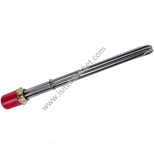 ELEKTRİKLİ KOMBİ REZİSTANSLARI BLOĞU 15KW 220-380V L=485MM SOMUN 1 1-2 KOOLWEN