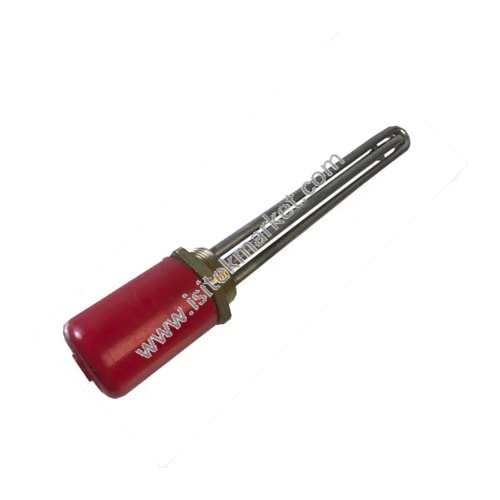 ELEKTRİKLİ KOMBİ REZİSTANSLARI BLOĞU 2,5KW 220V L=185MM SOMUN 1 1-2 (48MM) FER