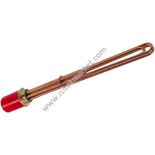 ELEKTRİKLİ KOMBİ REZİSTANSLARI BLOĞU 12KW 220-380V L=430MM SOMUN 1 1-2 KOOLWEN