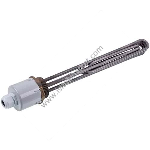 ELEKTRİKLİ KOMBİ REZİSTANSLARI BLOĞU KAWAİ 15 KW 220-380V L=385MM SOMUN 2