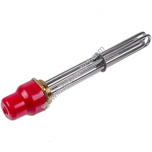 ELEKTRİKLİ KOMBİ REZİSTANSLARI BLOĞU 6KW 220V L=335MM SOMUN 2 BALCIK