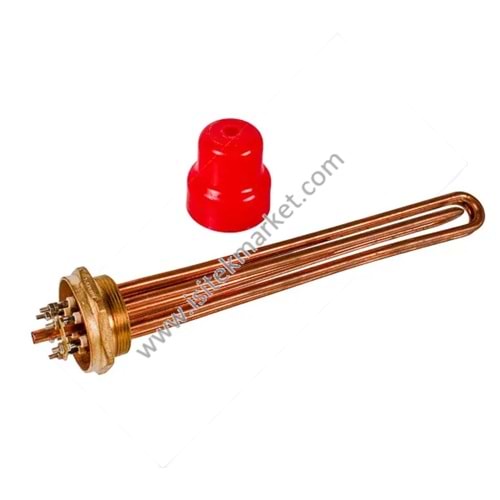 ELEKTRİKLİ KOMBİ REZİSTANSLARI BLOĞU 7,5KW 220V L=330MM SOMUN 2 SANAL