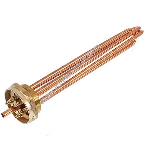 ELEKTRİKLİ KOMBİ REZİSTANSLARI BLOĞU 6KW L=300MM SOMUN 2 SANAL