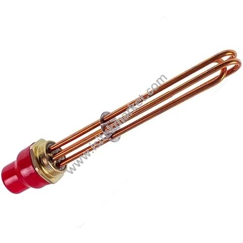 ELEKTRİKLİ KOMBİ REZİSTANSLARI BLOĞU 9KW 220-380V L=330MM SOMUN 2 KOOLWEN