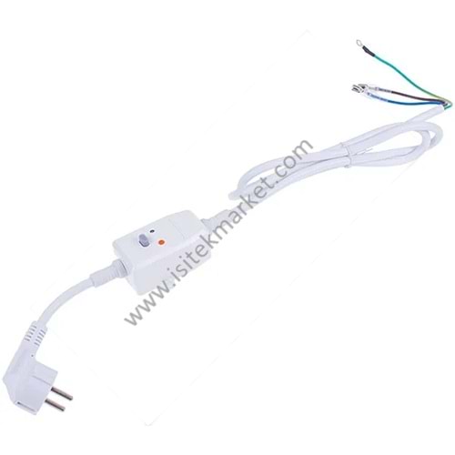 SU ISITICI ŞEBEKE KABLOSU RCD'Lİ (30MA) L=1100MM