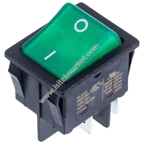 SU ISITICI ANAHTARI (TEKLİ) KCD4 (250V, 16A), 4 KONTAK