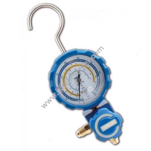 KLİMA EL ALETLERİ ALÇAK BASINÇ TEKLİ MANNİFOLD HMG-1-R134A-H R22/R134/R404/R407